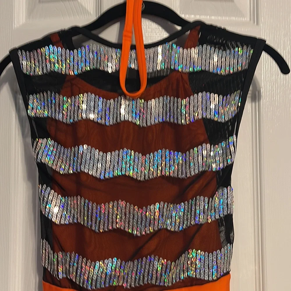 NWOT A Wish Come True dance costume with headband size kids medium